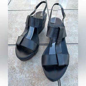 Roberto Del Carlo Women's Leather Black Sandals